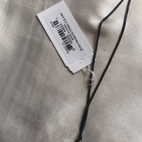 Betsey Johnson Hematite Tone Glow in The Dark Skeleton Pendant Necklace NWT - Picture 4 of 16